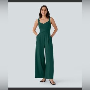 Halara U Back Sleeveless Casual Jumpsuit with Pockets
